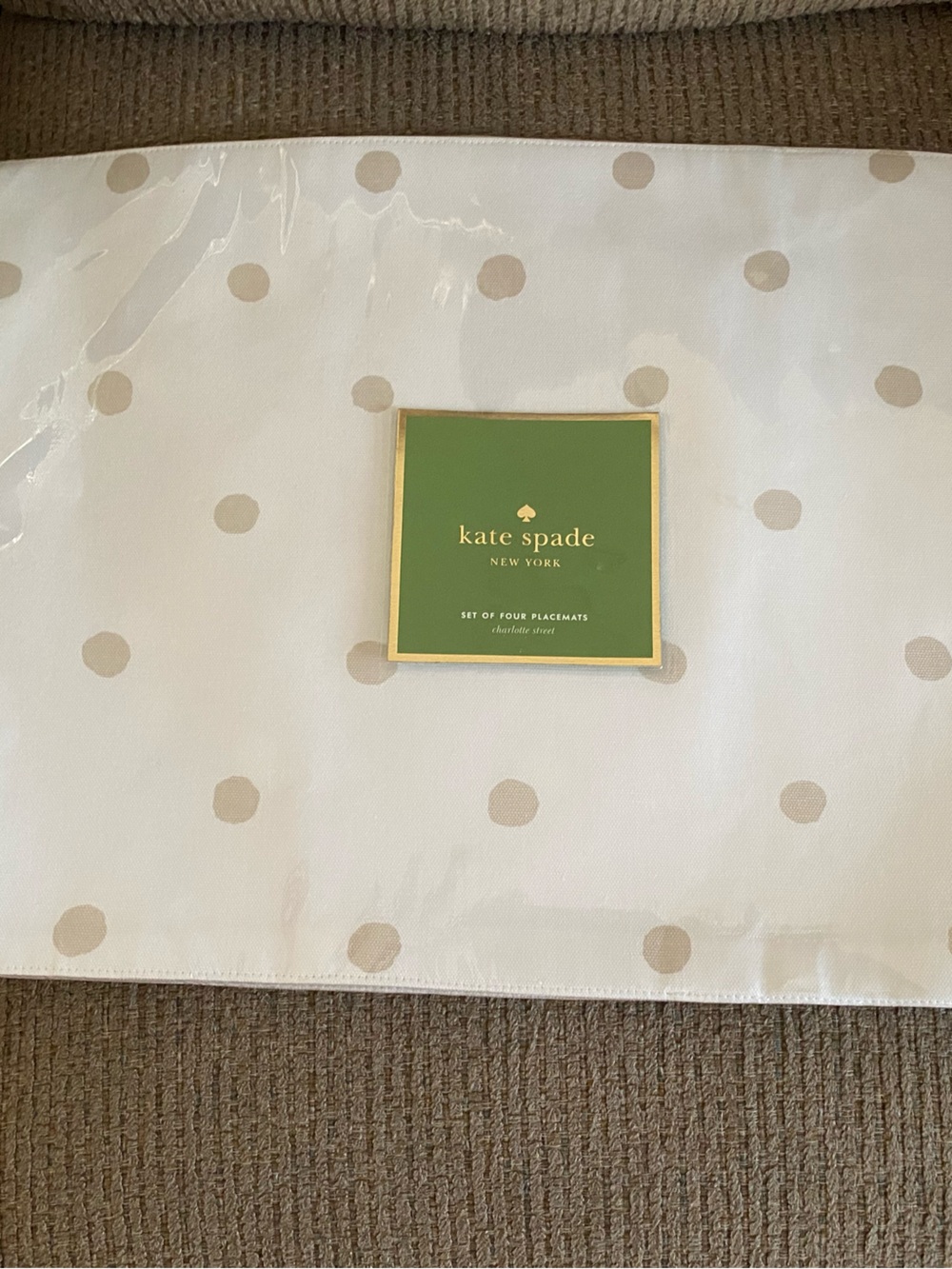 kate spade Polka Dot placemats